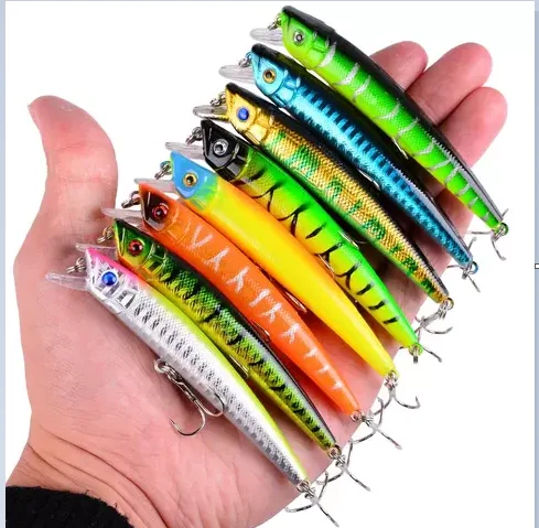 

Wholesale Slow Minnow Fishing Lure Set 4g 7cm Wobblers Crankbaits Isca