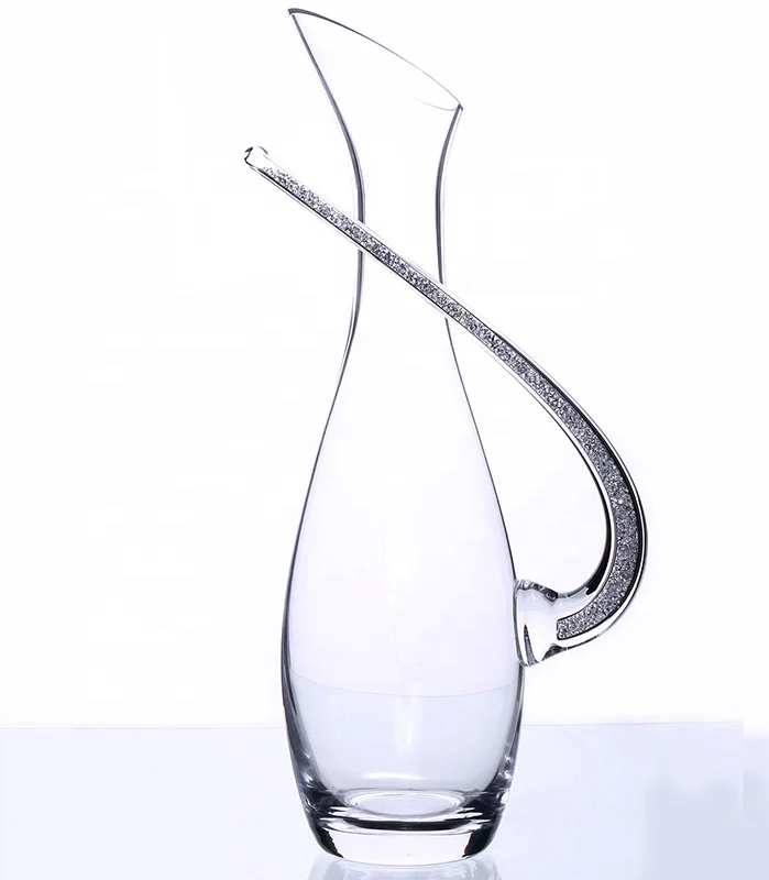 

Luyun Clear Handmade Lead Free Diamond Crystal Glass Wine Decanter And Red Wine Glasses