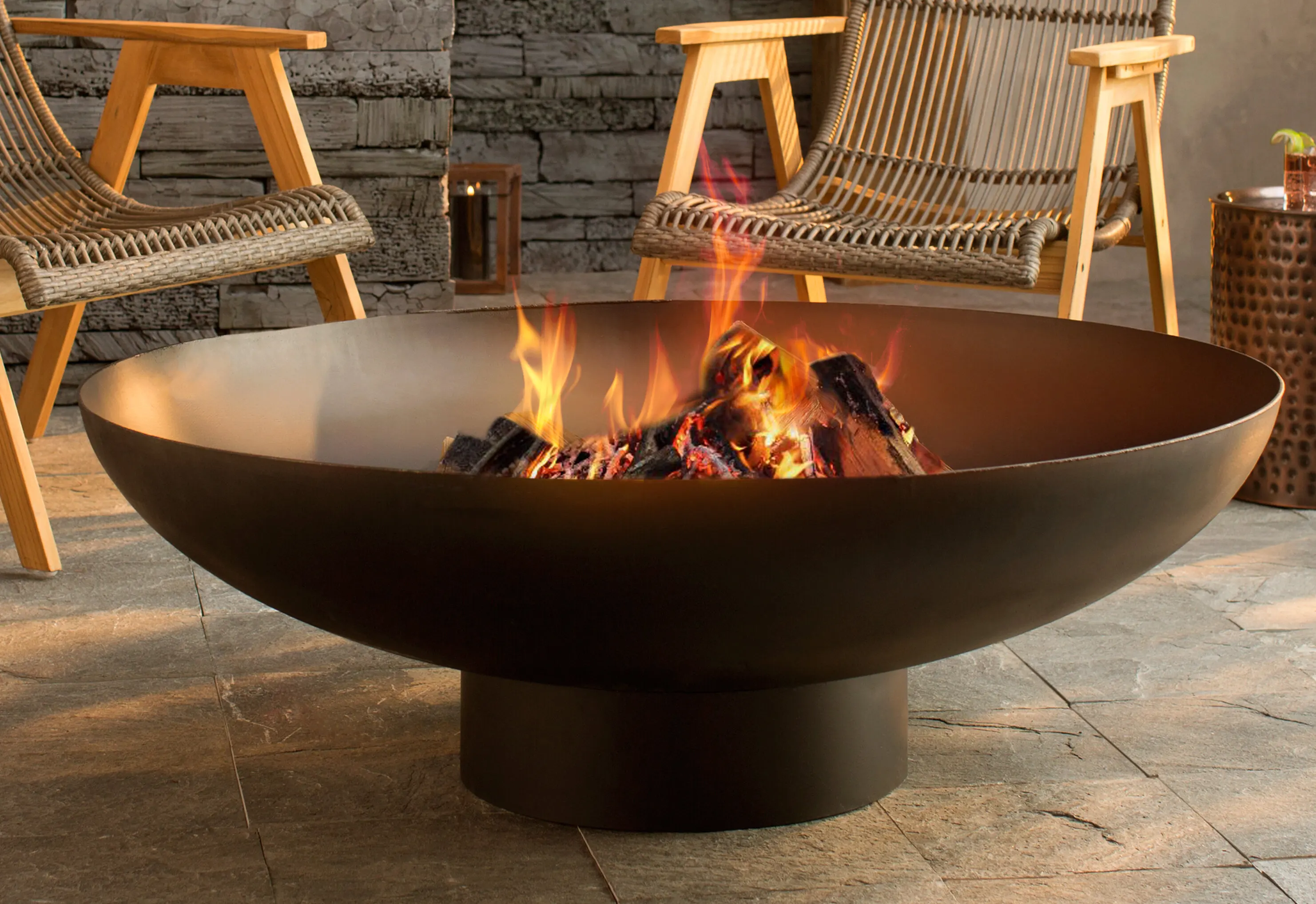 耐候钢烧烤烧烤炉定制表面防锈处理烧烤肉火盆 - buy outdoor firepit