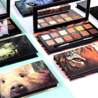

New Design Makeup Private Label 12 Color Animal Shimmer Matte Eyeshadow Palette