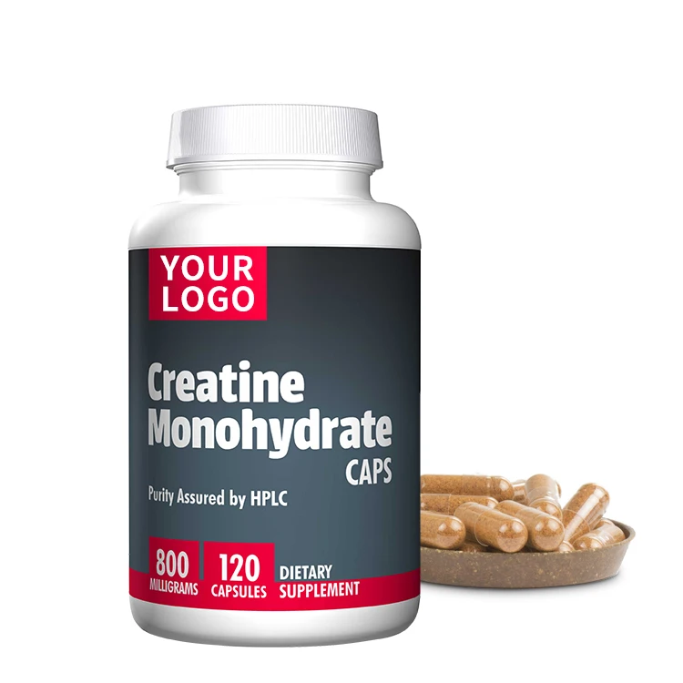 
Sports Nutrition Supplement Creatine Monohydrate Capsules 