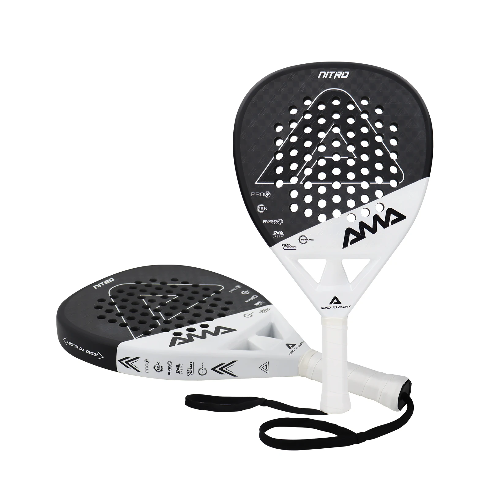 

AMA SPORT Top-Selling Custom Durable 3K 12K 18K Carbon Fiber Premium Factory Cheap Padel Tennis Racket