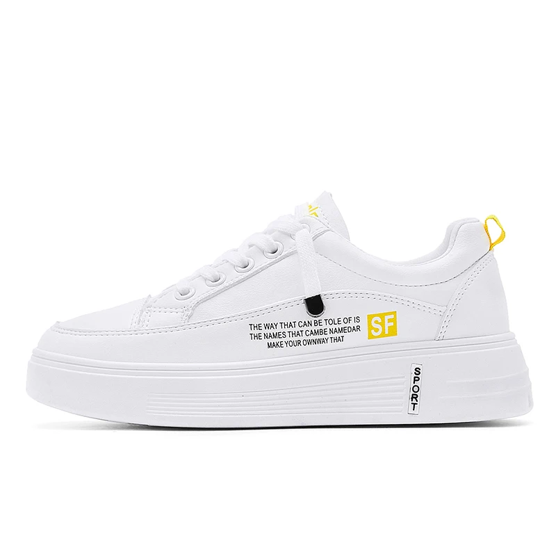 

New Style Wholesale Fashion Cool Sneakers Flat Walking Casual Shoes Women Lace Up Running Sport Shoes, As picture