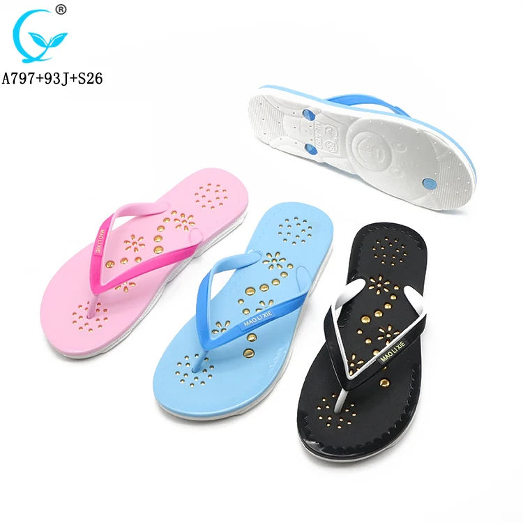 

Summer beach outdoor durable lady wedding slippers women flip flop shoes 2020