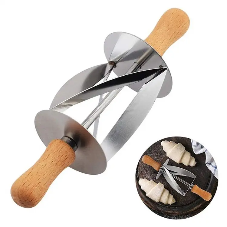 stainless steel Croissant Cutter