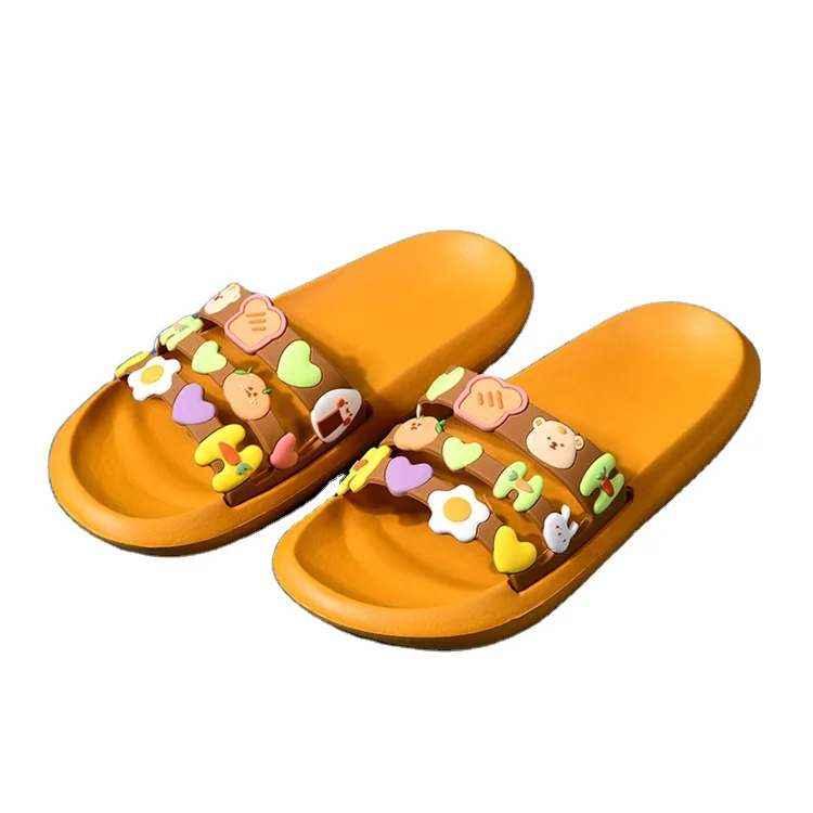 

2021 Super Soft Cartoon Sun Fruit Summer Women's Wholesale Slippers, As picture