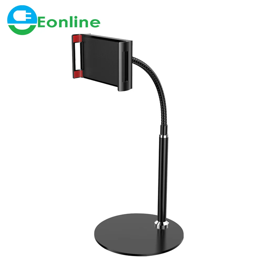 

EONLINE Phone Tablet Holder Lazy Bracket For iPhone 13 XS Pro Max Xiaomi mi Samsung iPad Universal 360 Degree Telescopic Stand