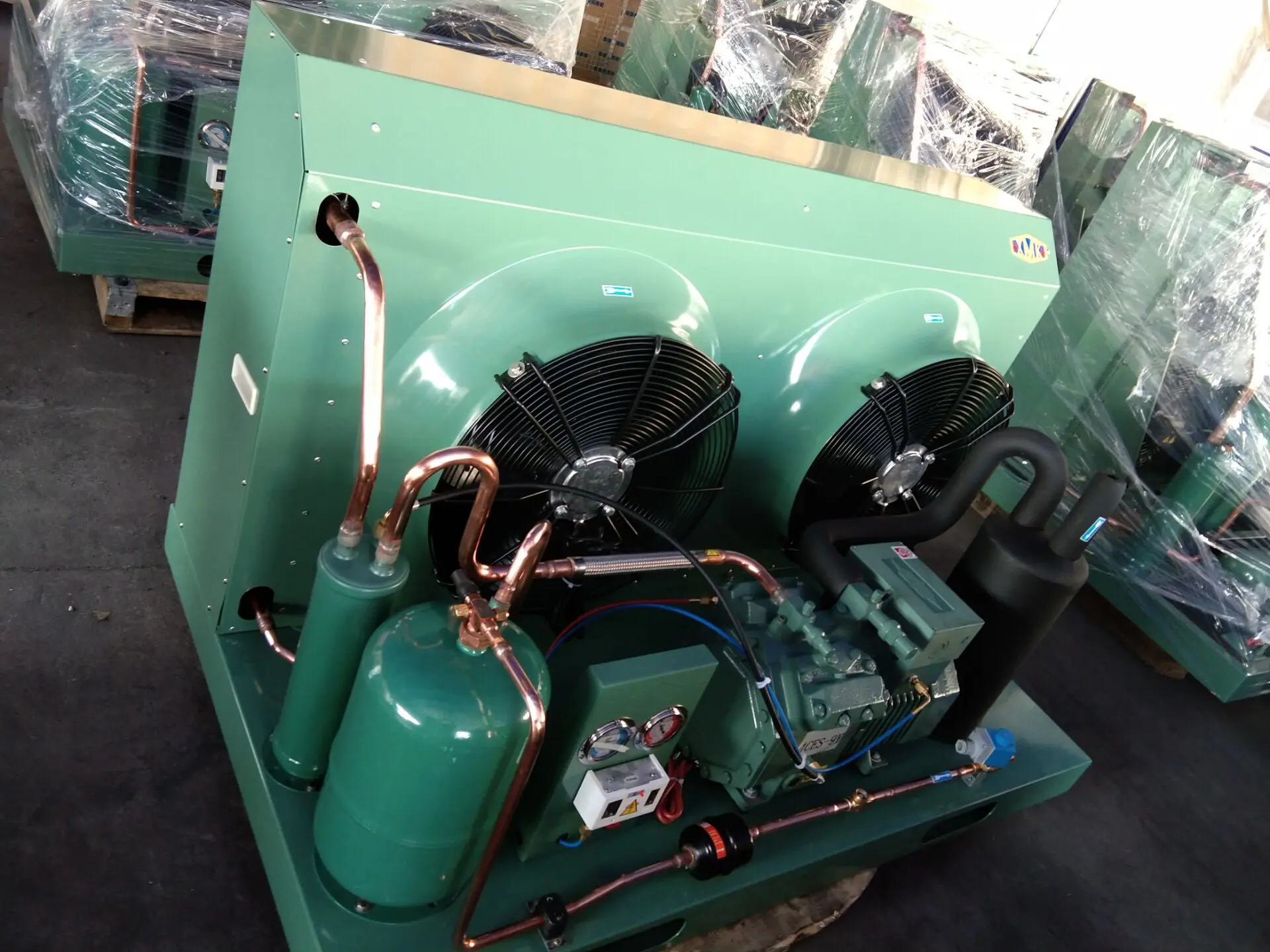 14HP low noise condensing unit external rotary fan condenser unit high barrel condensing unit