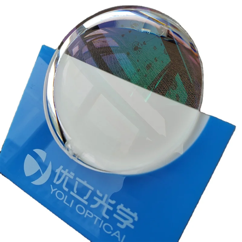 

1.56 UV420 single vision blue cut lens green blue coating optical lenses