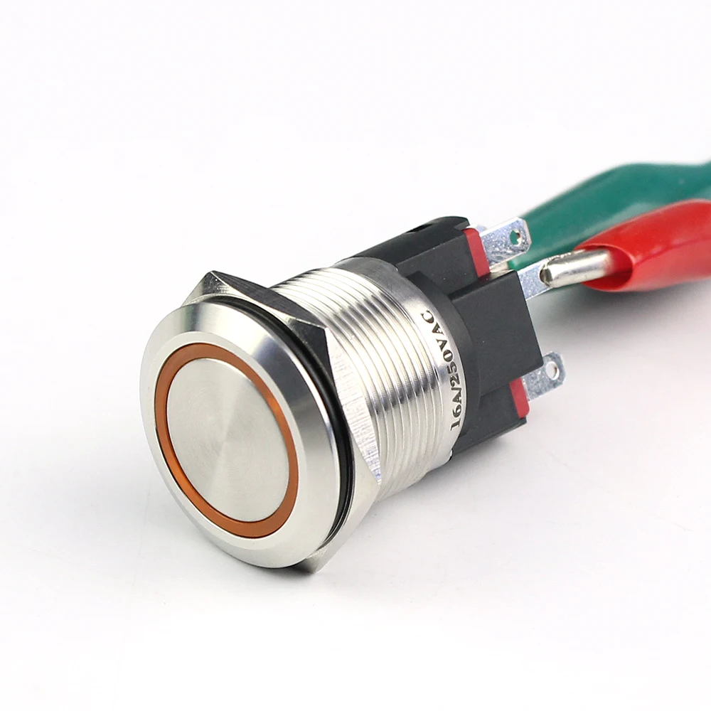 Waterproof 12mm Mini Round Dome Door Bell Electrical Metal Push Button