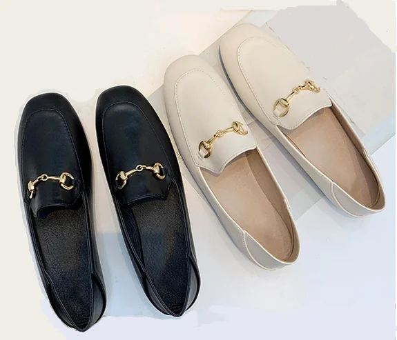 zapatos de vestir mujer blanco y negro