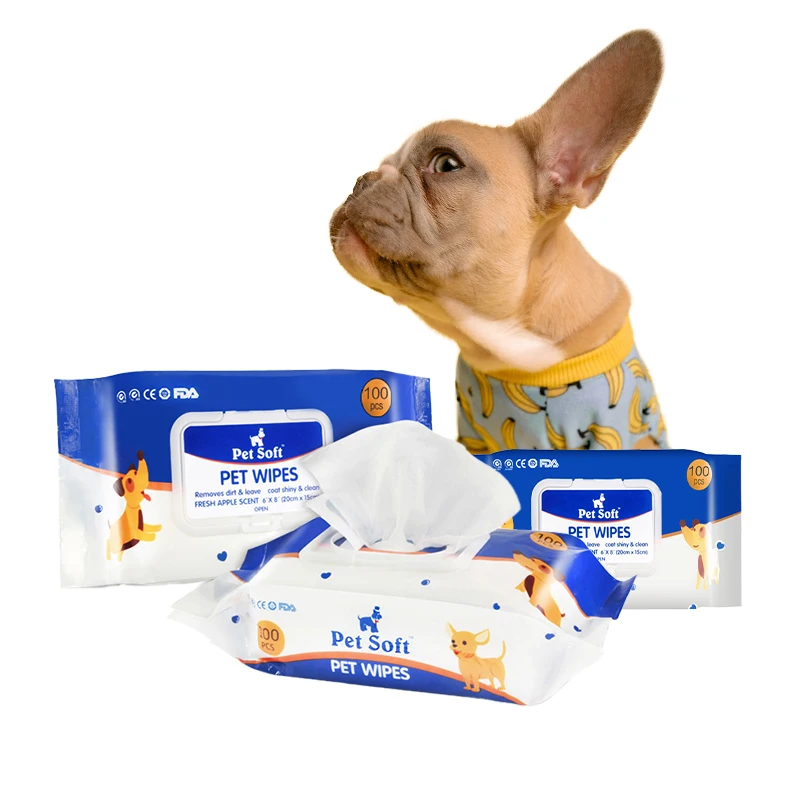 

DONO disposable pet wet wipes eco friendly oem pet eye wipes for dogs, Blue