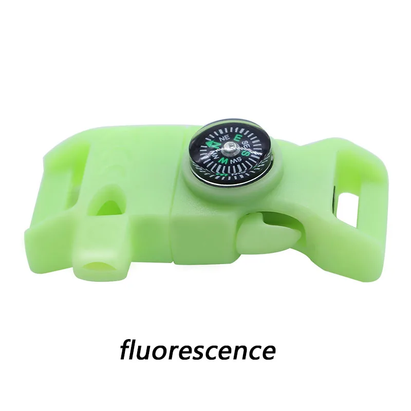 
OEM Tactical Gear Night-Luminous Safety Plastic Paracord Buckle Wholesale 