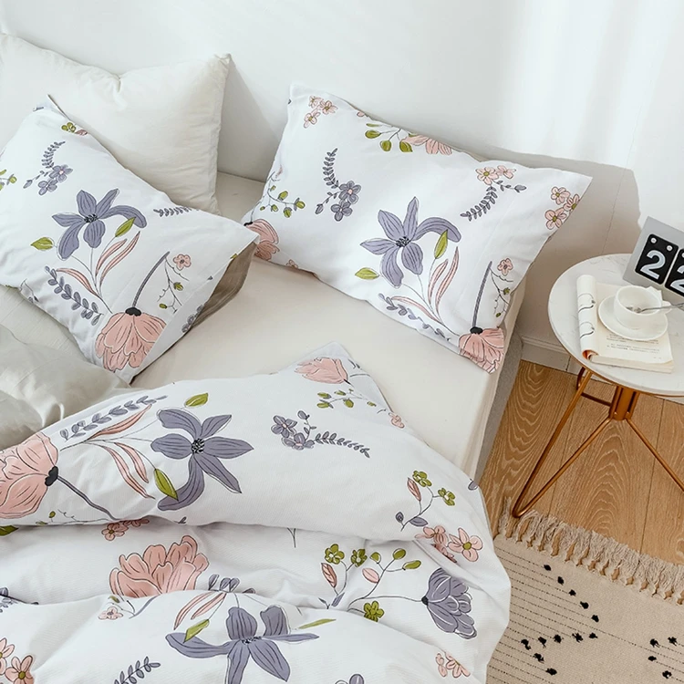 4 Piece Comforter Silk 100cotton Bedding Set Bed Linen Famous Brand Buy 100cotton Bedding