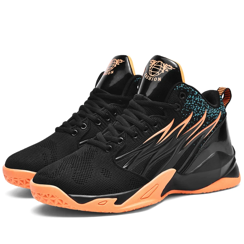 

wholesale Waterproof Leather Surface Wear-Resista High Quality New Design Light Weight High Top Customize Basketball Style Shoes