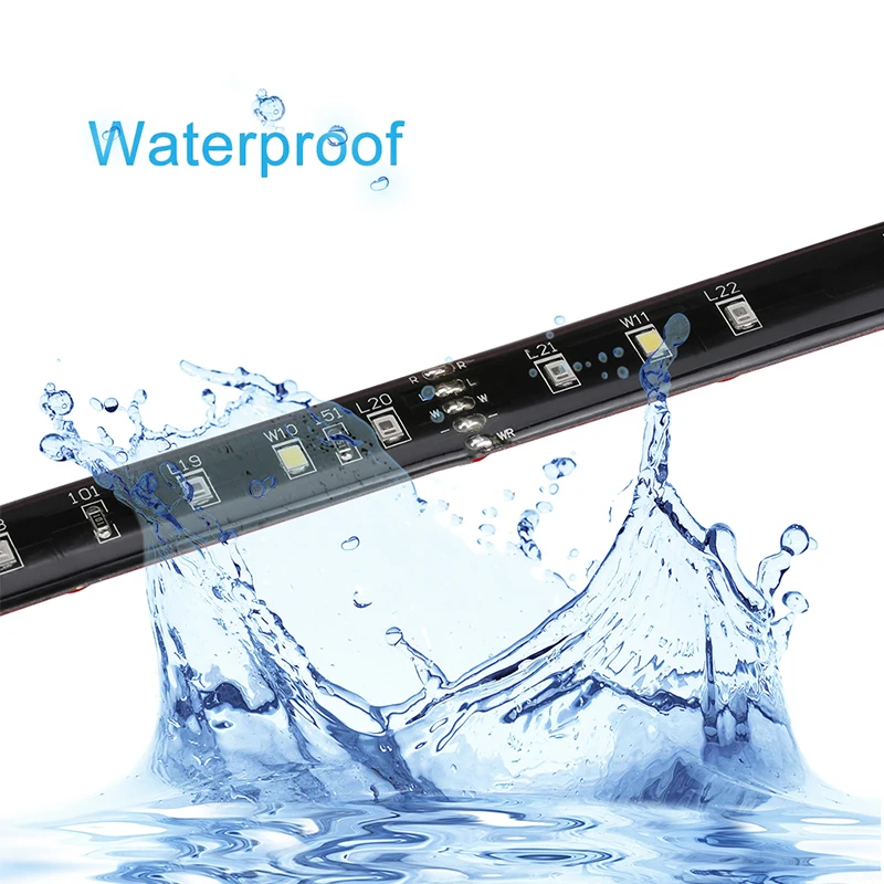 
49 inch truck tailgate light strip flexible bi-color 12V 2835 70SMD LED turn signal light 