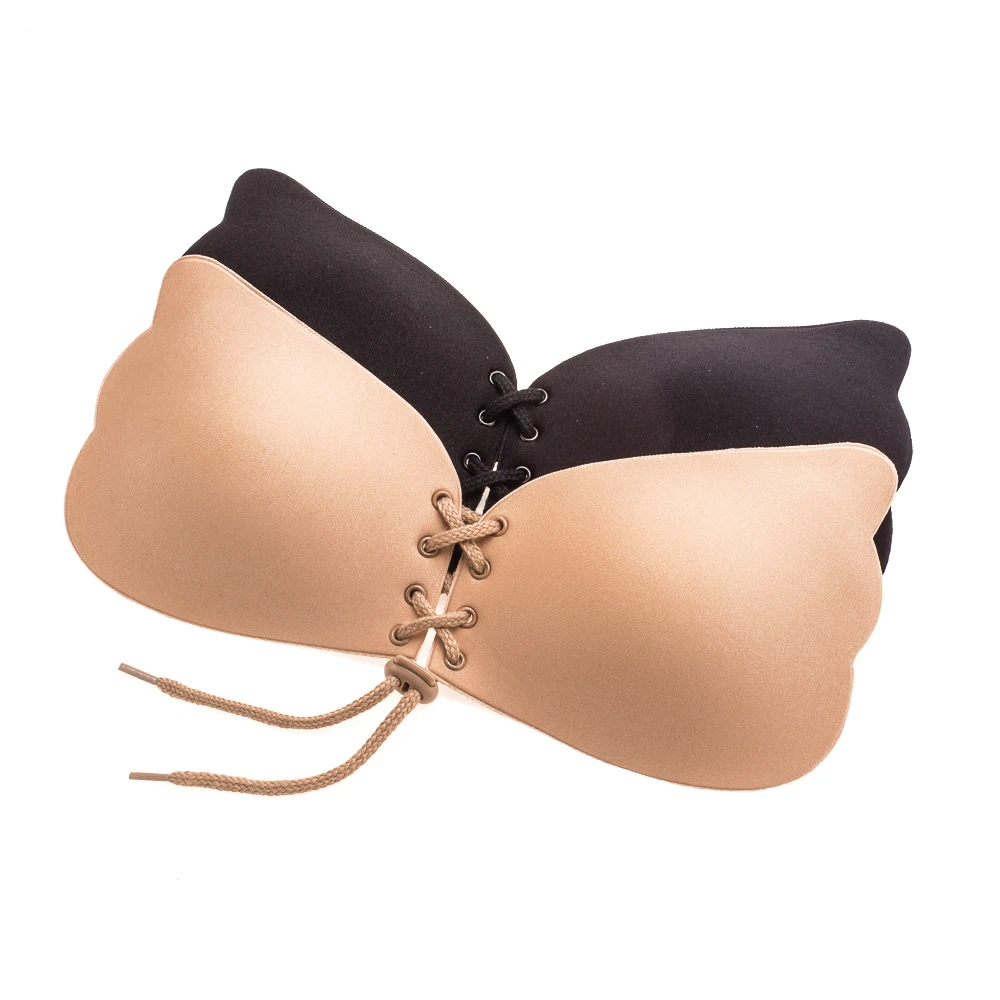 

Silicon bra filler silicone strapless bra silicon bra videos, Nude black pink blue