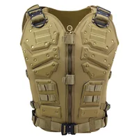

Action union Military tactical combat vest with magazine pouch for Special Forces hunting airsoft vest Tan color