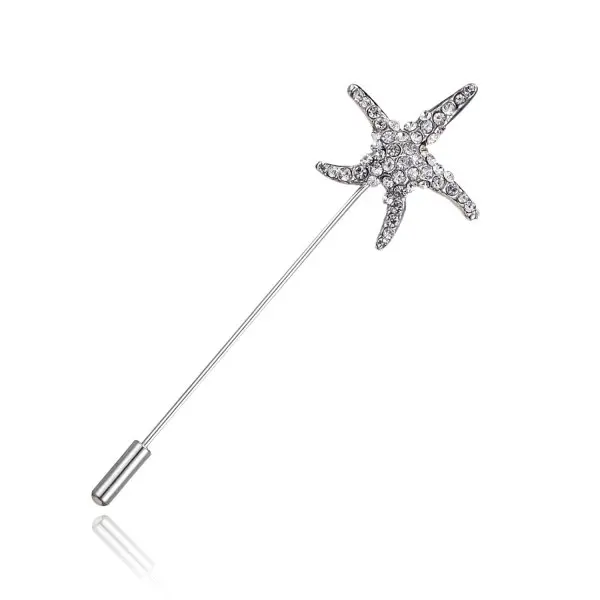 

Silver gold color star heart rhinestone women brooches luxury butterfly owl crystal brooch pin for lady girls gift, As shown in picture