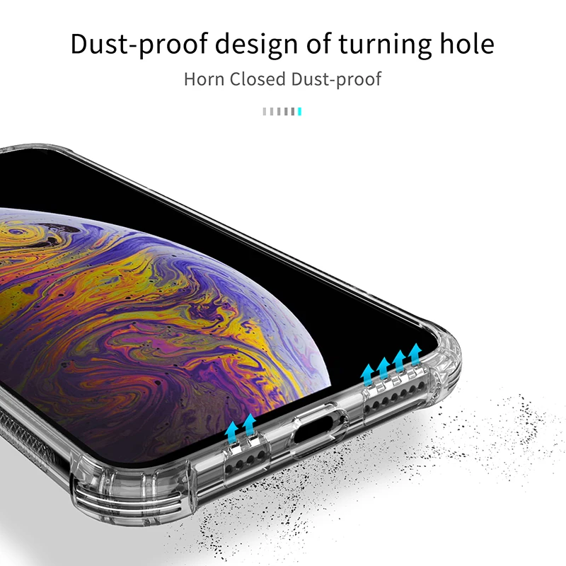 Truning Sound Soft TPU Phone Case For Samsung S8 Covers Dust-proof Air Bags Crashproof Mobilephone TPU Case For S10 Covers.jpg