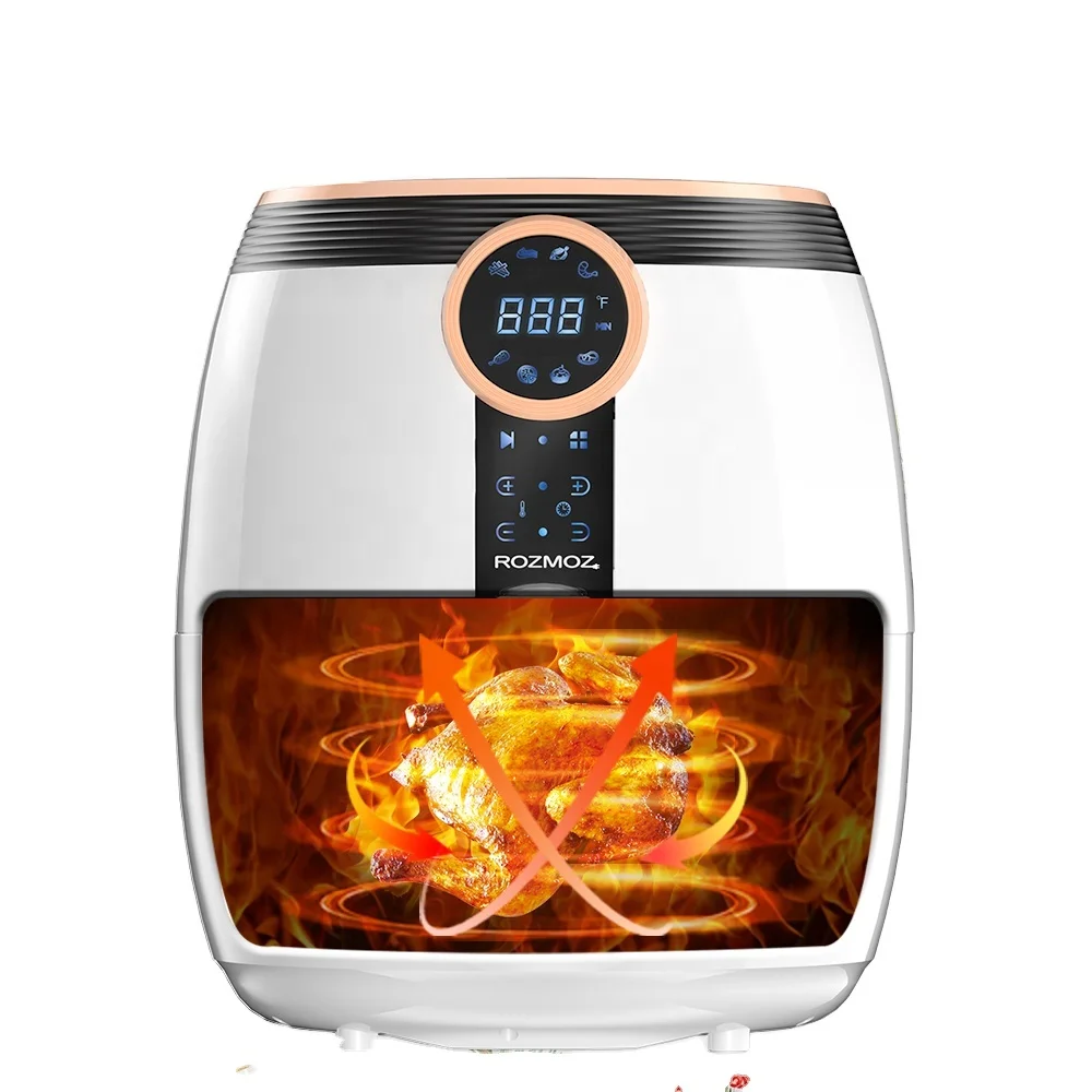

Newest Fashionable White Air Cooker Air Fryer Oven, 8-in-1 Electric Hot Air Fryers Oven Cooker