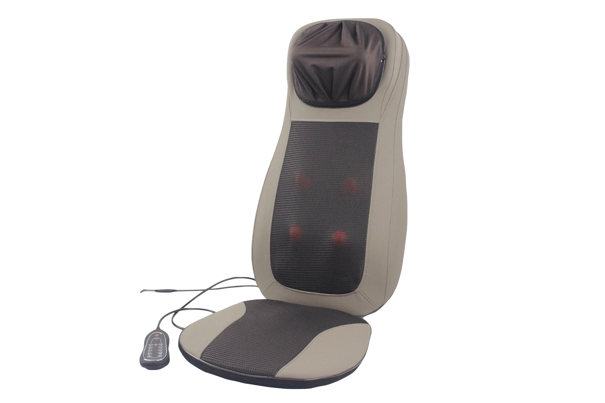 Full Back And Neck Shiatsu Massage Machine With Adjustable Rolling