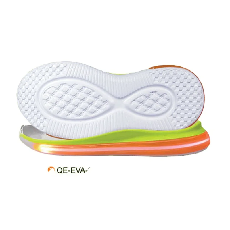 

New EVA anti-skid sports shoes outsole seven lights children's basketball shoes outsole sole, White