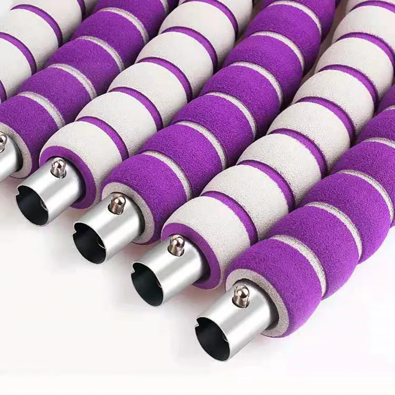 

Weighted Home Training Detachable Stainless Steel core Hula Ring Hoops, Customized color