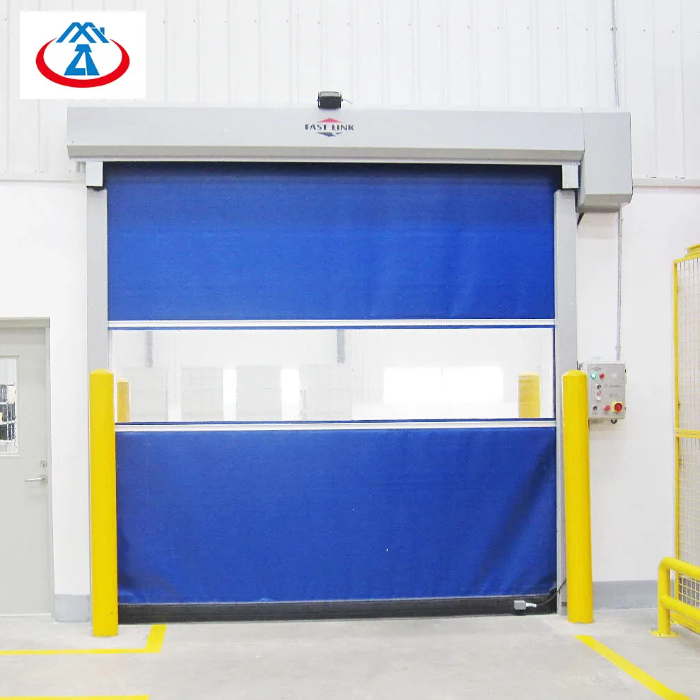 Industrial PVC  high speed roll up door / rapid door within 9 square meters