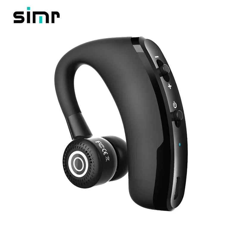 

simr V9 Noise Control Business Wireless Blue tooth Headset Mic Driver Sport Handsfree Wireless Blue tooth Earphones