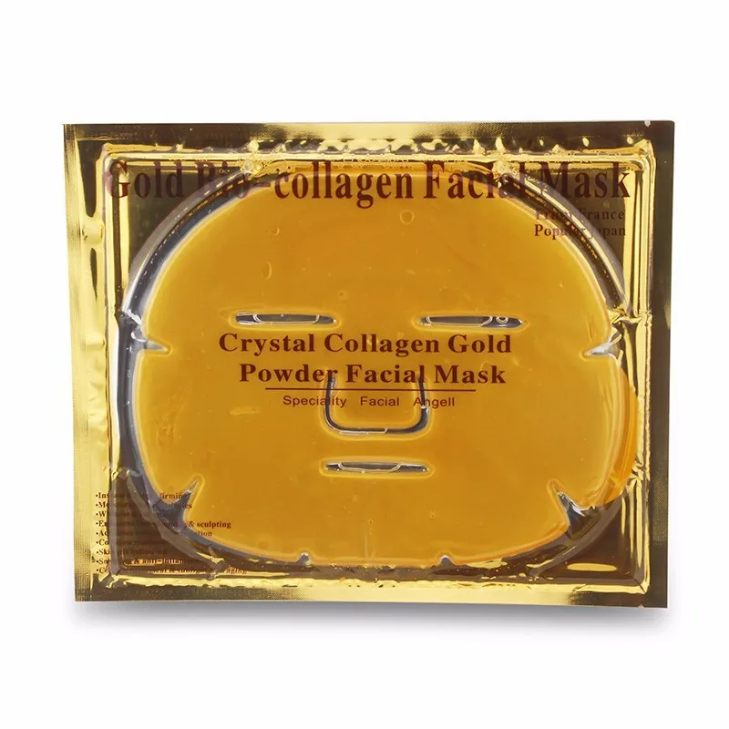 

Wholesale Crystal Gold Hyaluronic Korea Collagen 24K Gold Facial Sheet Mask