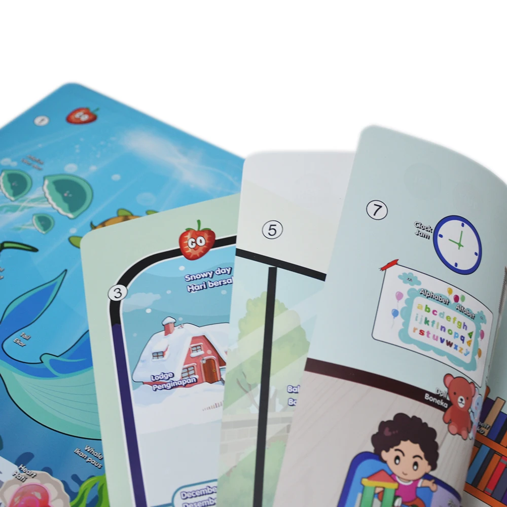 
Kids Interaction Preschool Early Learning English Version Electronic Y-Book arabic audio books 