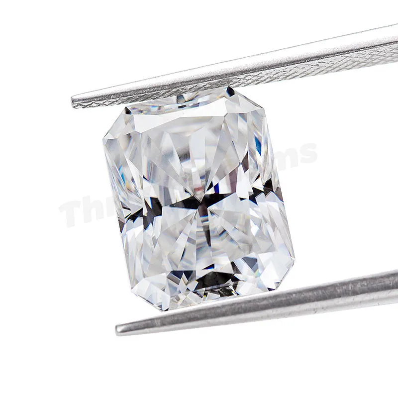 

Thriving Gems High Quality Direct Factory Price Fancy Gemstone Moissanite DEF VVS 1 Carat Radiant Cut Diamond
