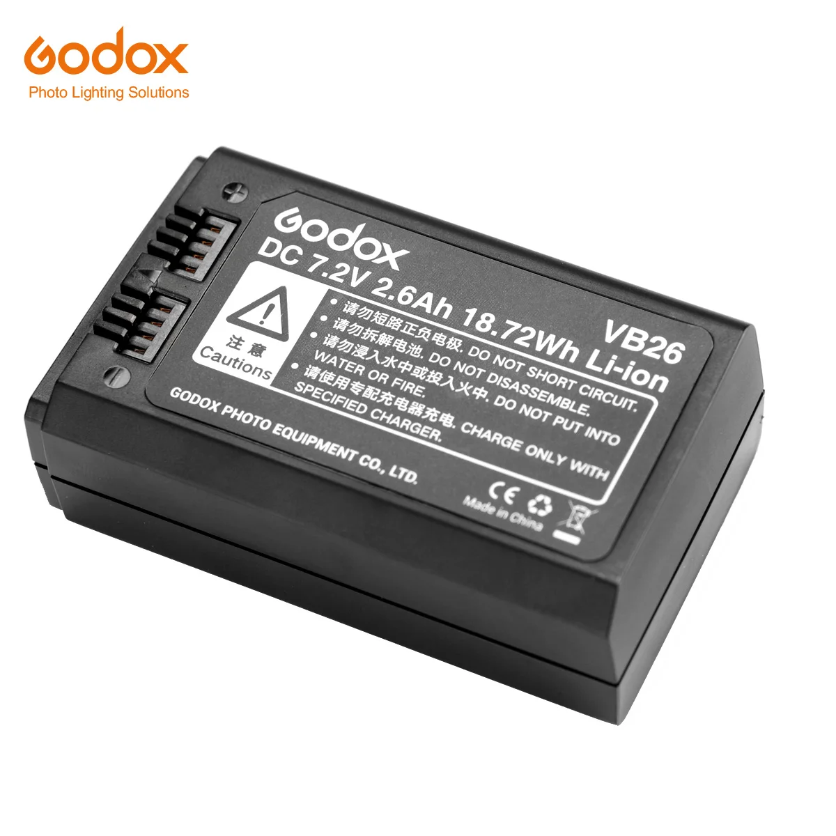 

Godox VB26 Speedlight Flash Battery for V1 V1C V1N V1S V1F V1O V1P Speedlite Flash, Other