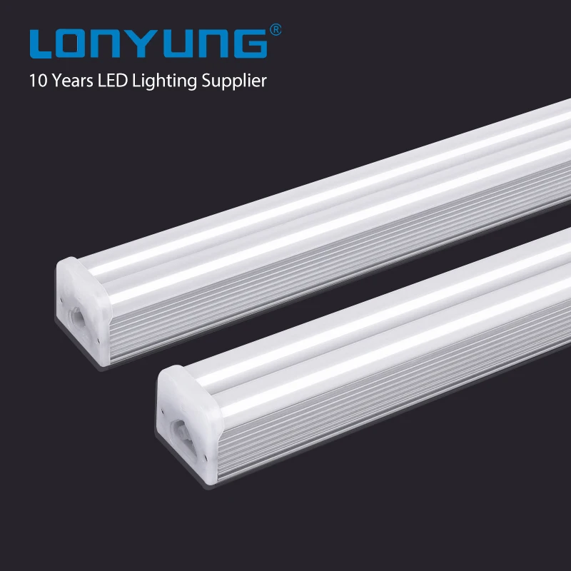 2ft/4ft/5ft Integrated led Tube Lights, 8ft 60W 4ft 30w 8 foot T5 double Lampadas Linkable Led Linear Light Tube