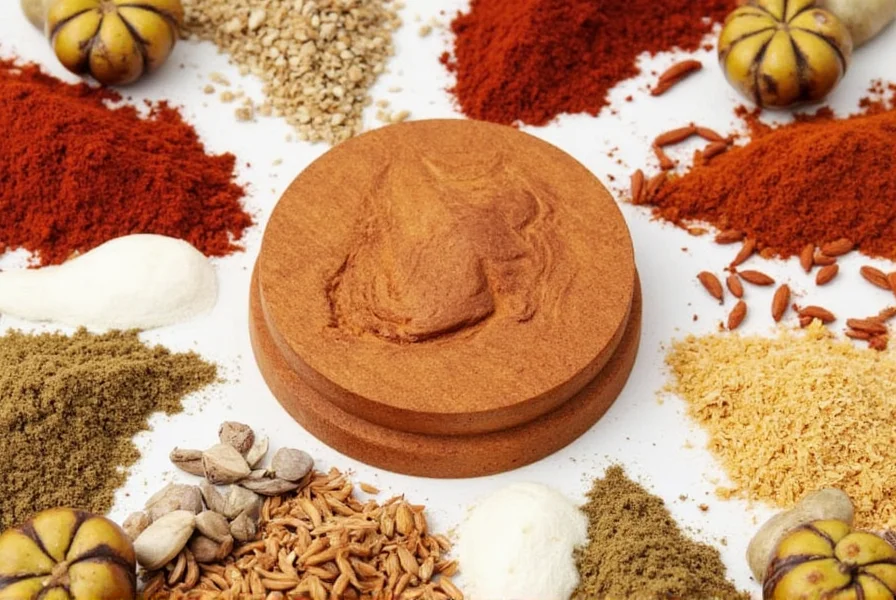 Delicious dishes seasoned with spices