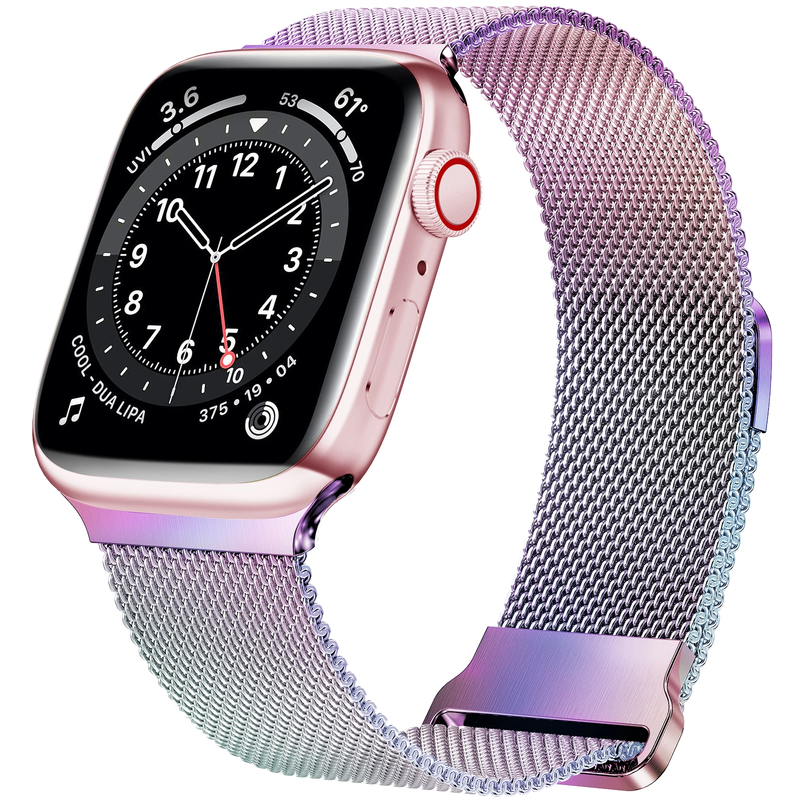 

High Quality Designer Band stainless steel Straps Smart Watch Bands Milanese Apple Watch Strap woman, Multi color