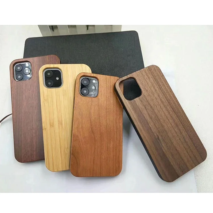 

wholesale High-end Wooden Accessories Blank Custom Logo Wood Phone Case For Iphone 12 xs 8plus