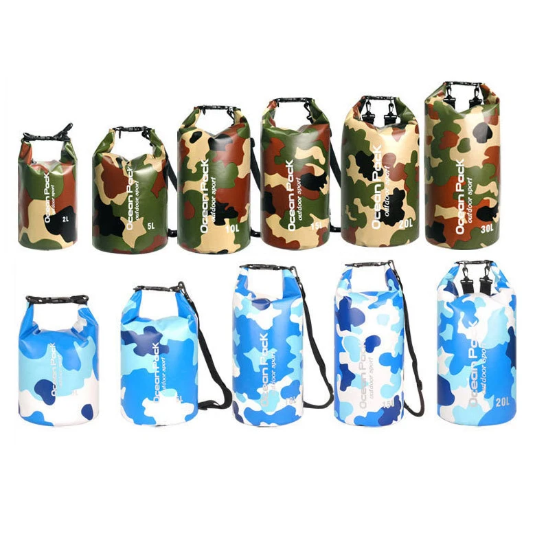 

Large floating 2L 20L Travel Kits Lightweight Underwater Large Capacity dry bag waterproof roll top