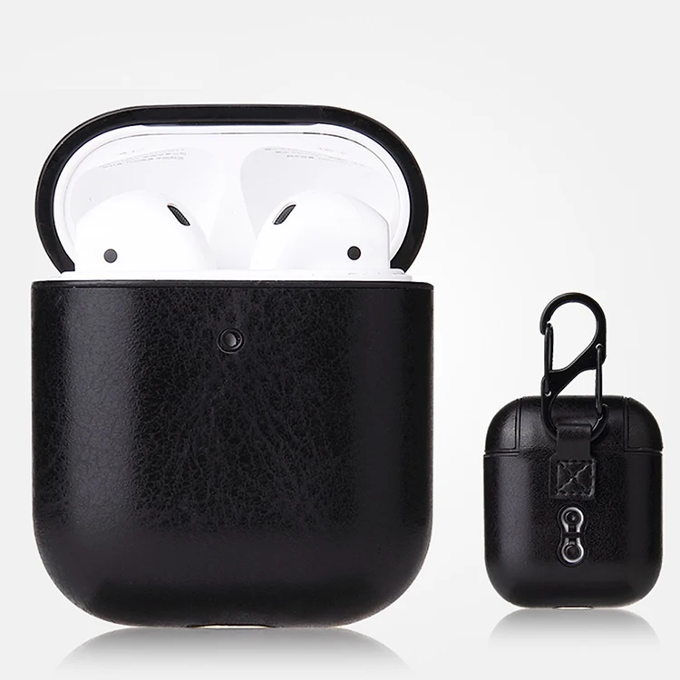 Luxury Pu leather Earphone Bag for Apple Airpods Pro Case)