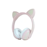 

2019 LED Convertible Color sleep Headphone, BT V5.1 flashing wireless foldable kids Cute earphone parts