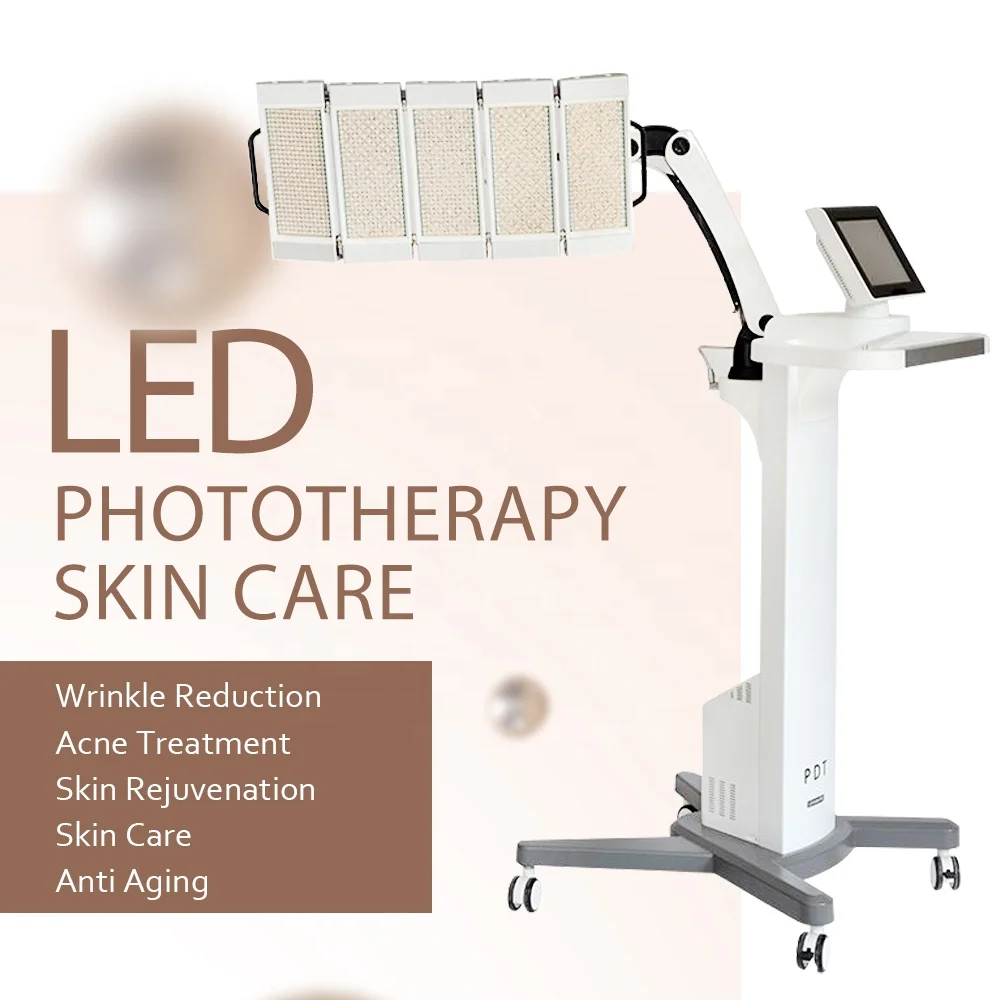 

2022 New high quality photodynamic therapy PDT LED facial light wrinkle removal acne treatment machine easy to operate with CE