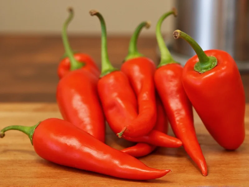 Anaheim Chili Pepper Scoville Rating: 500-2,500 SHU