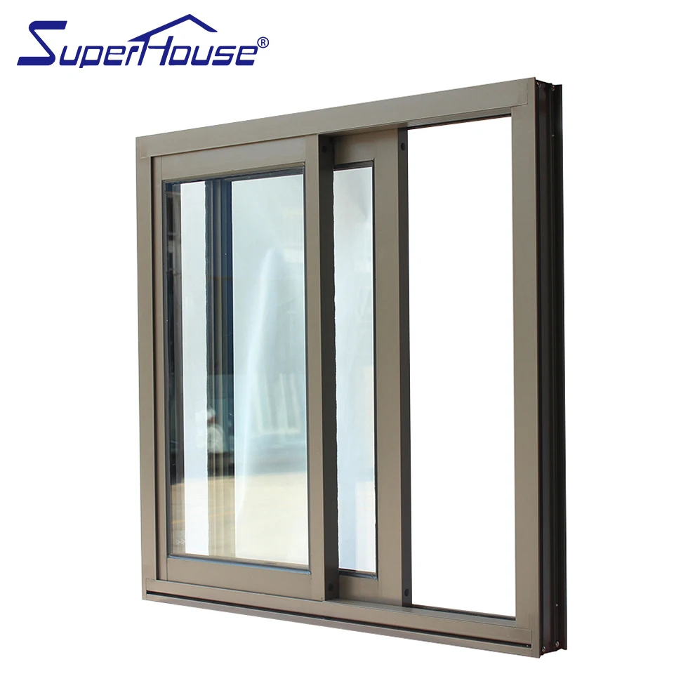 Commercial system double toughened glass sliding window aluminum well insulation windows and doors