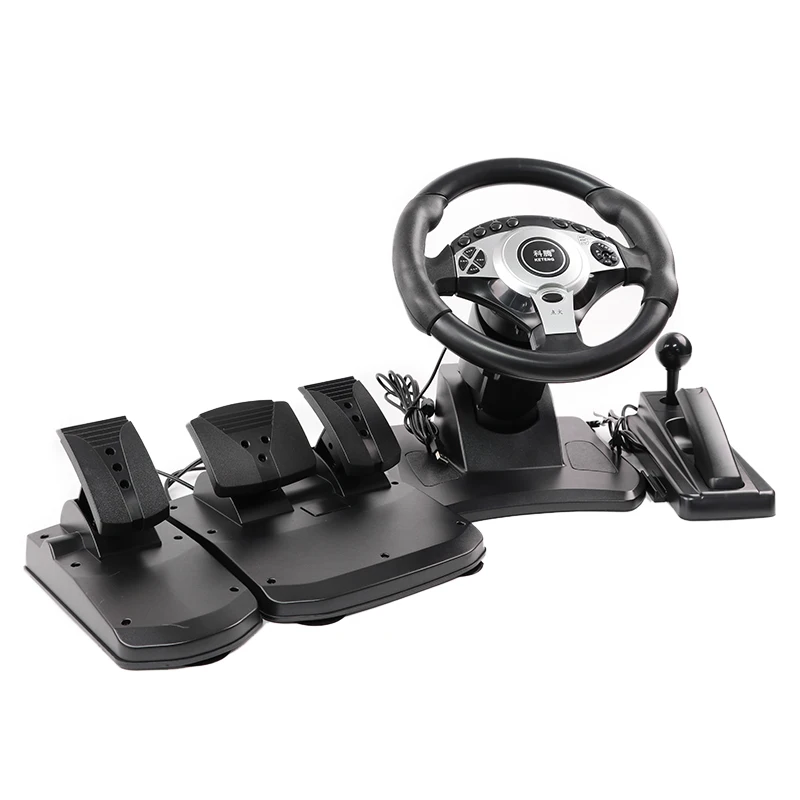 

Car clutch cockpit brake gear school training computer competitive video game car racing simulator, Black