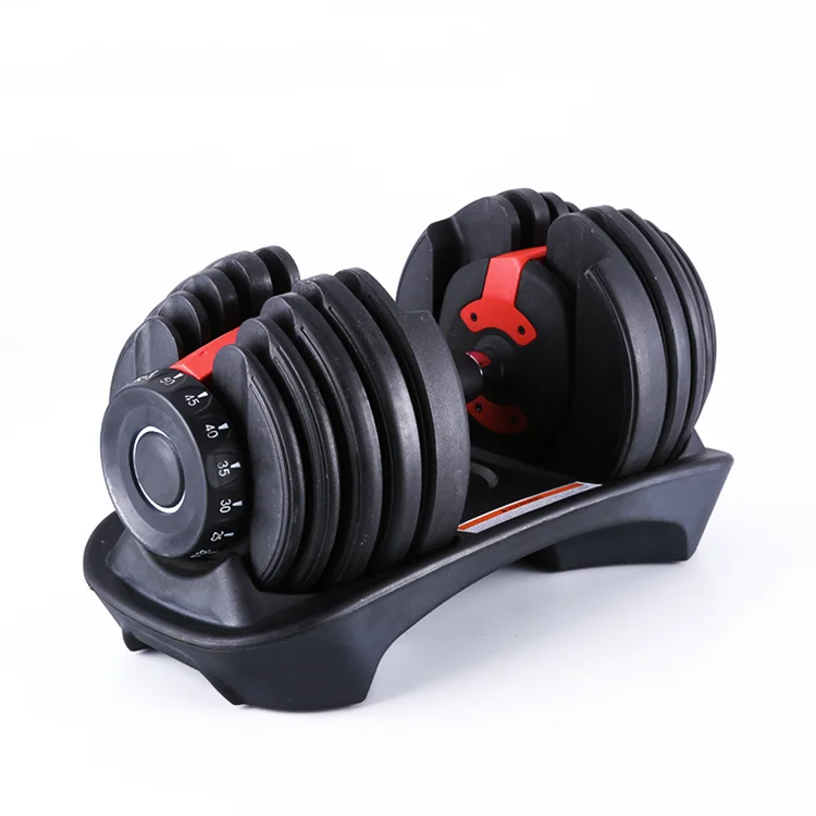 

IN STOCK 52.5LB Gym Fitness Equipment Adjustable Dumbbell Set For Body Building gym fitness dumbbell