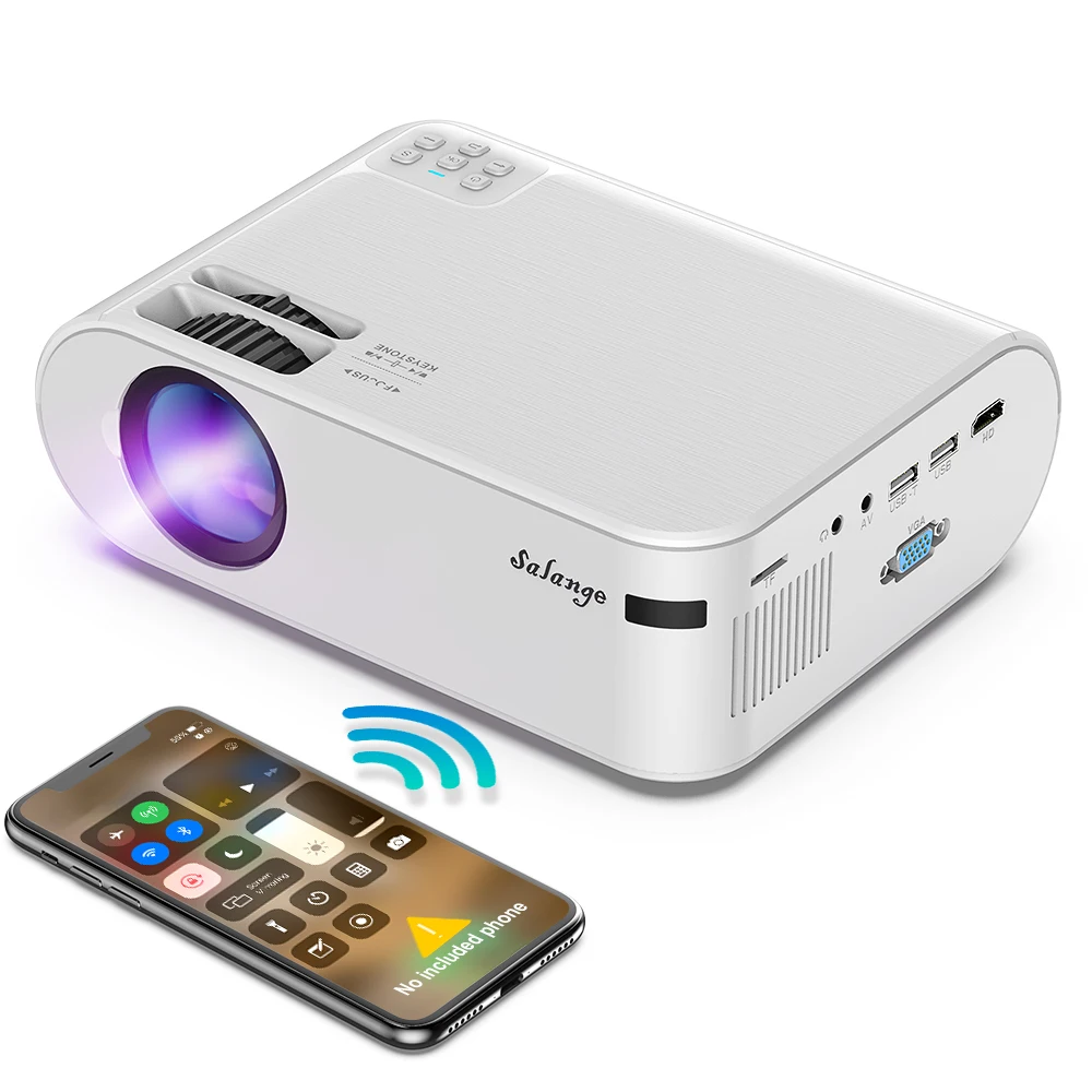 

Salange P62 Android Projector Full HD 4000 Lumens LED LCD Mini Beamer Home Theater Video Proyector