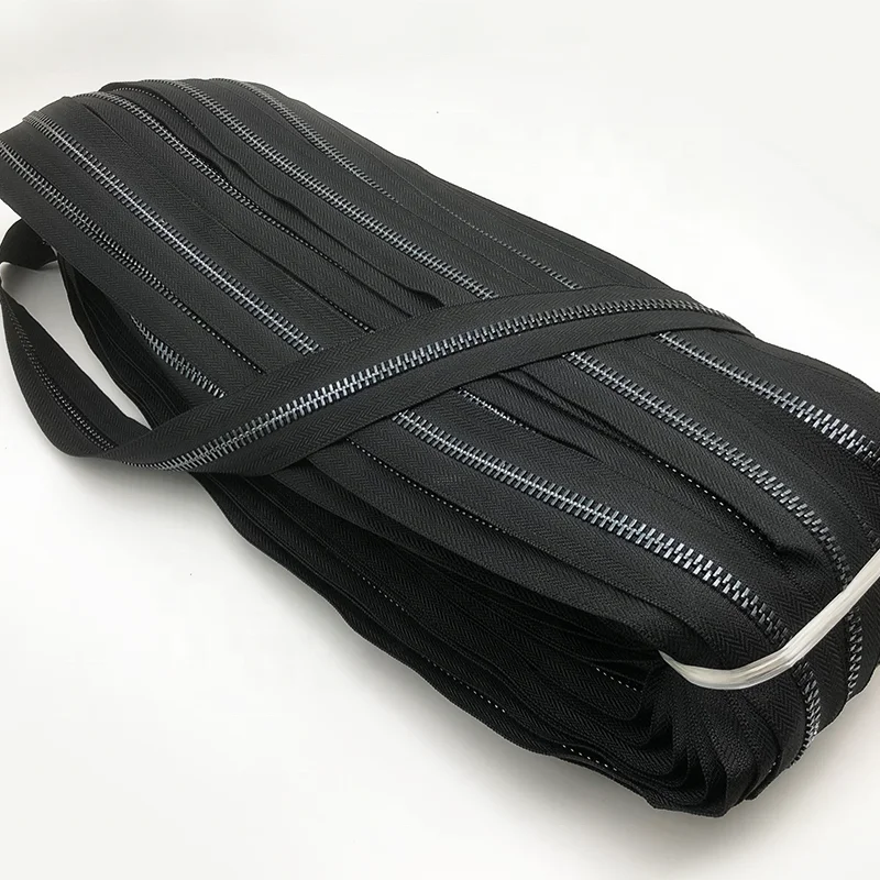 

Brass metal zipper two-way double pull Y-shaped teeth No. 8 metal zipper custom cloth color rose gold zipper