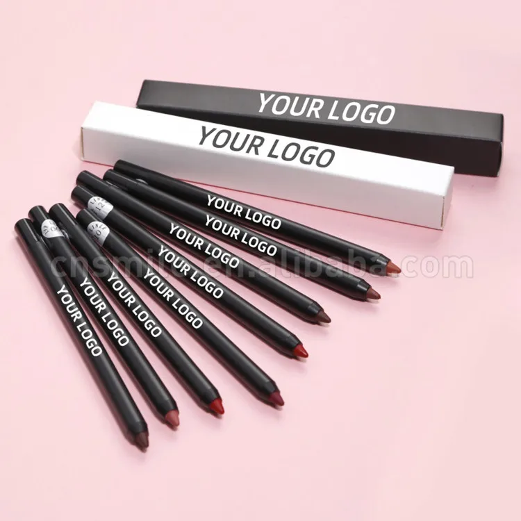 

Wholesale Creamy Lip Liner Private Label Vegan Pink Lip Liner Pencil Custom Logo