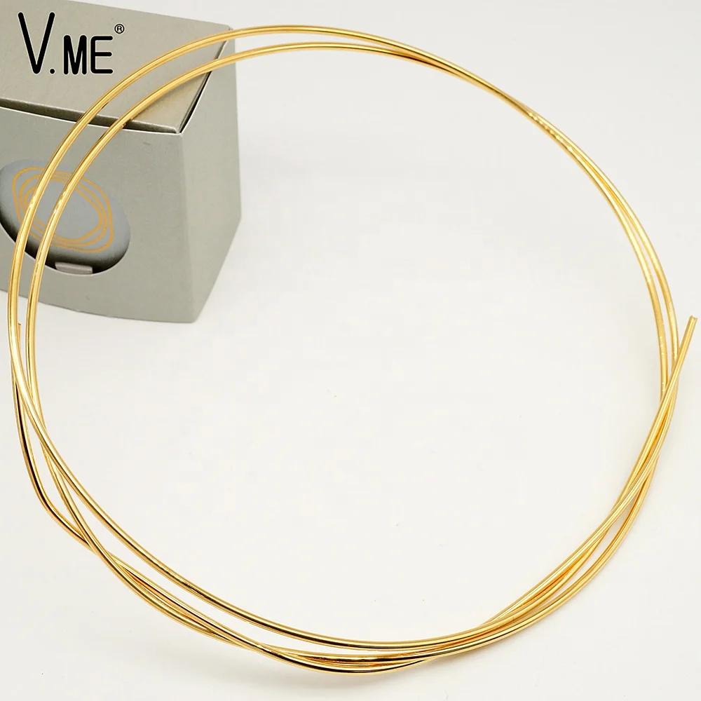 

Hot Selling Genuine Gold Au750 Real Gold Pure 18K Solid Gold Round Wire Fine Jewelry